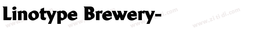 Linotype Brewery字体转换